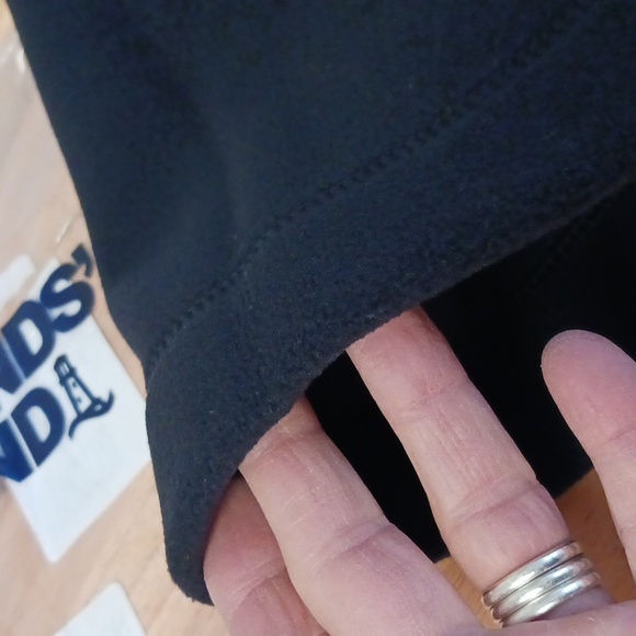 Lands' End Black Fleece Gaiter Neck Warmer - Picture 8 of 9